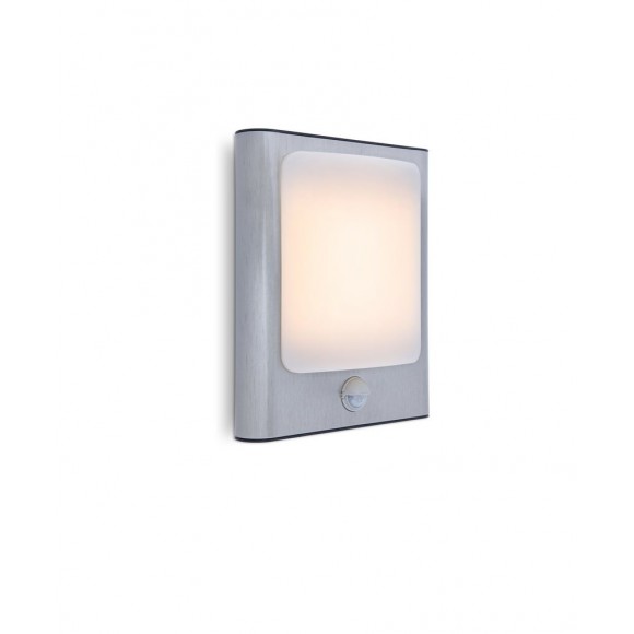Lutec 5033002001 LED vonkajšie nástenná lampa so senzorom pohybu Face 1x13W | 3000K | IP44