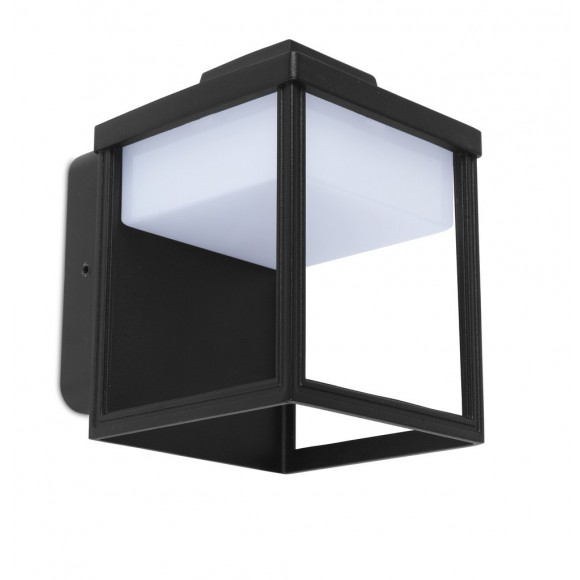 Lutec 5240101012 LED vonkajšie nástenná lampa Zoe 1X9W | 3000K | IP54 - vintage, matná čierna