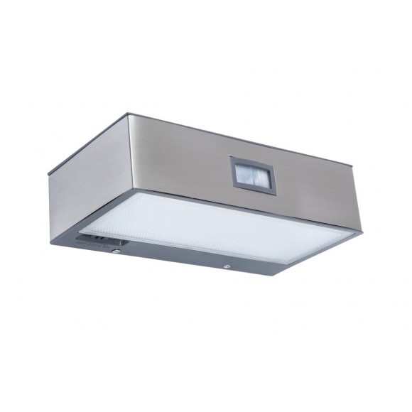 Lutec 6908501308 LED vonkajšie nástenná solárna lampa Brick 1x2W | 4000K | IP44 - s pohybovým senzorom