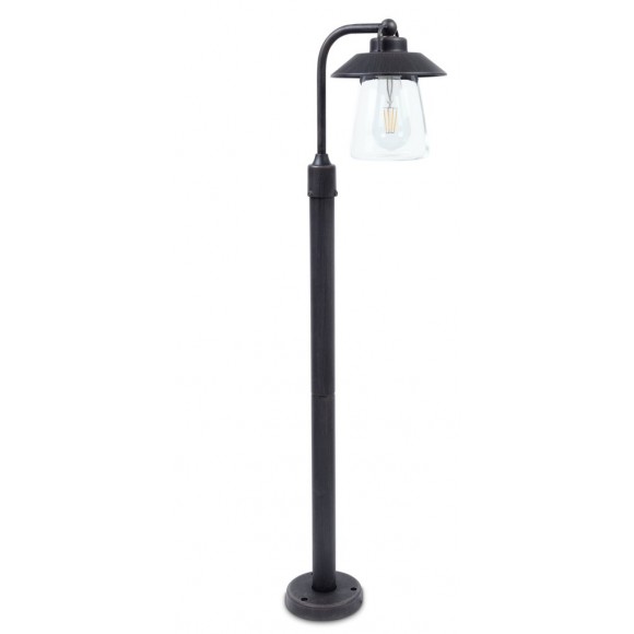 Lutec 7264210213 vonkajšia stojanová lampa Cate 1x60W | E27 | IP44 - rustikálny vzhľad