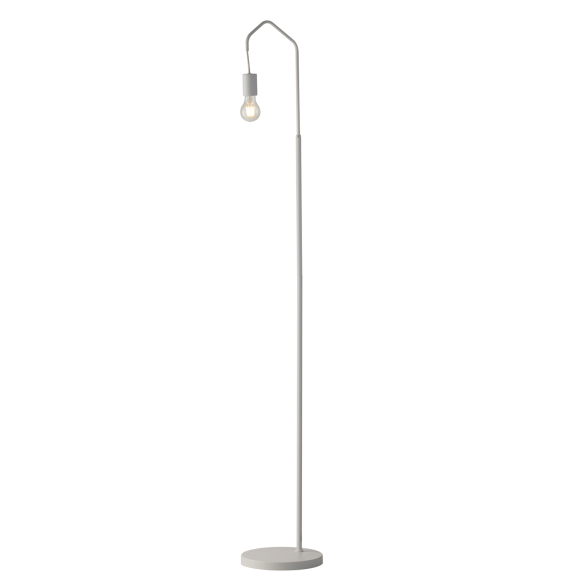 Luce Ambiente Design I-HABITAT-PT BCO stojacia lampa HABITAT | 1×60W E27 | vypínač | biela