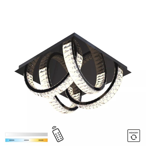 Zuma Line 003064-028397 LED prisadené stropné svietidlo TULA integrovaný LED zdroj