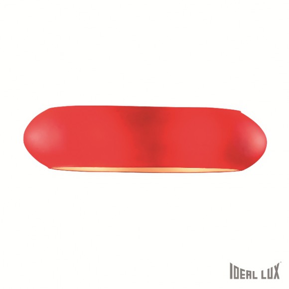 nástenné svietidlo Ideal lux MORIS 2 x 40W G9 - červená