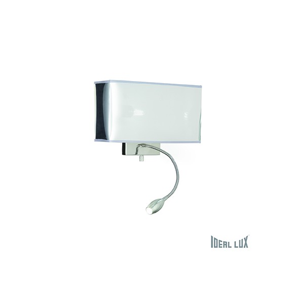 nástenné svietidlo Ideal lux HOTEL 1x60W E271x1W LED E27 / integrovaný LED zdroj - chróm