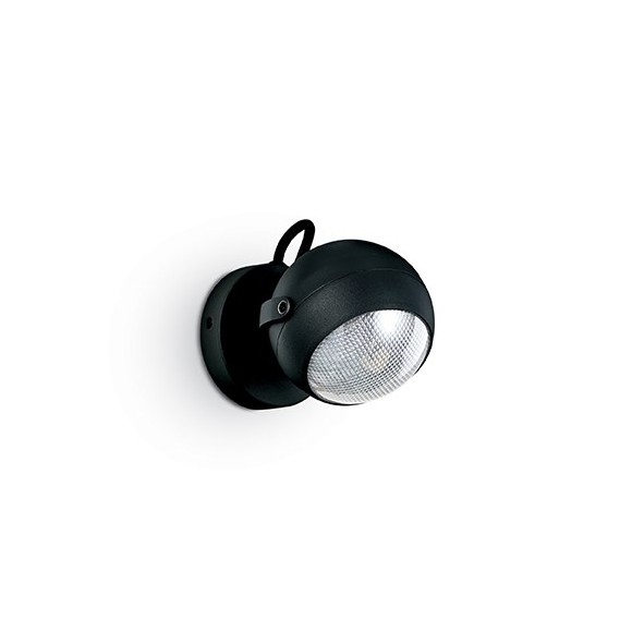 Ideal Lux 108360 vonkajšie nástenné bodové svietidlo Zenith 1x11W | GU10 | IP44 - čierne