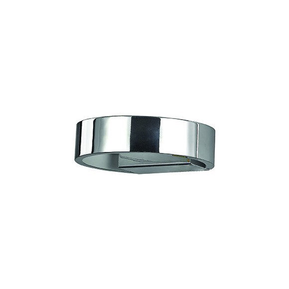 Ideal Lux 115184 LED nástenné svietidlo Round Cromo 1x5W