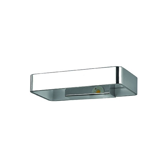 Ideal Lux 115207 nástenné svietidlo Zed Square Cromo 1x5W - chróm