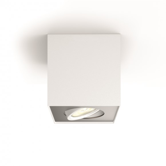 Philips 50491/31/P0 LED stropné bodové svietidlo Box 1x4,5W | 500lm | 2200-2700K - stmievateľné, EyeComfort, biela