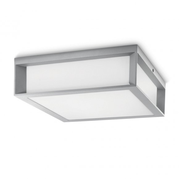 Philips 8719514385344 vonkajšie stropné svietidlo Skies 2x42W | E27 | IP44 - šedá