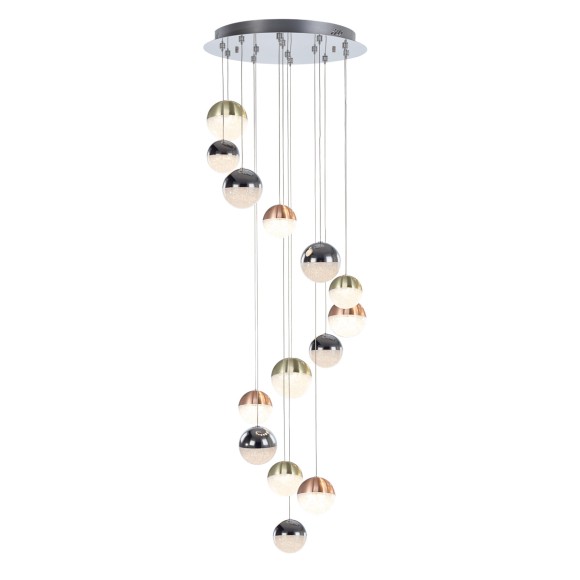 Italux PND-13112146-14A-CR LED závesné stropné svietidlo Mocado integrovaný LED zdroj | 3000K
