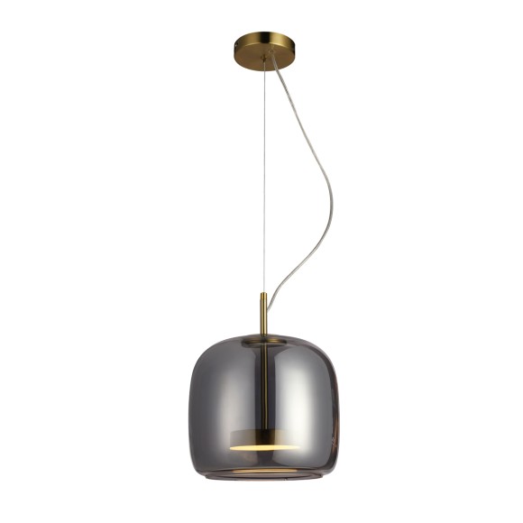 Italux PND-17760A-BRSS-SG LED závesné stropné svietidlo Caste | 10W LED | 850lm | 3000K