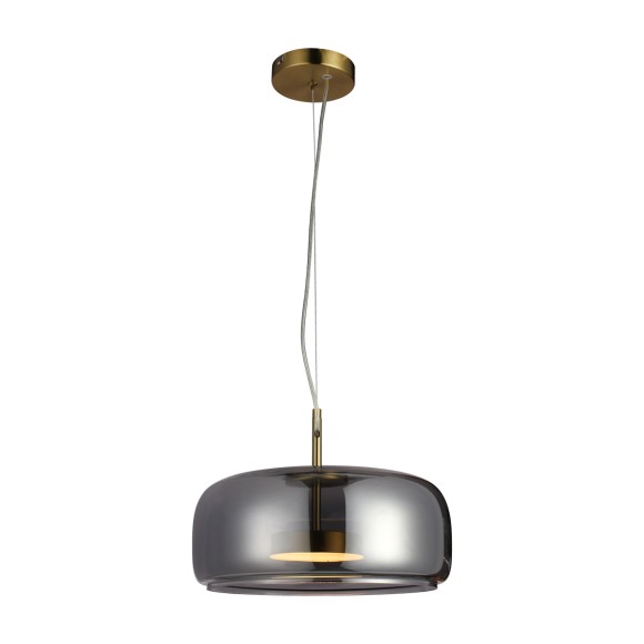 Italux PND-17760B-BRSS-SG LED závesné stropné svietidlo Caste | 10W LED | 850lm | 3000K