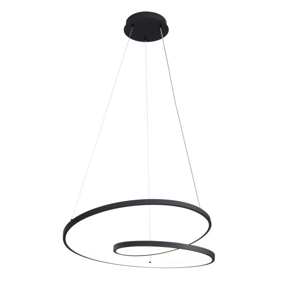 Italux PND-21692-M-BK LED závesné stropné svietidlo Reina | 40W LED | 2600lm | 3000-6000K