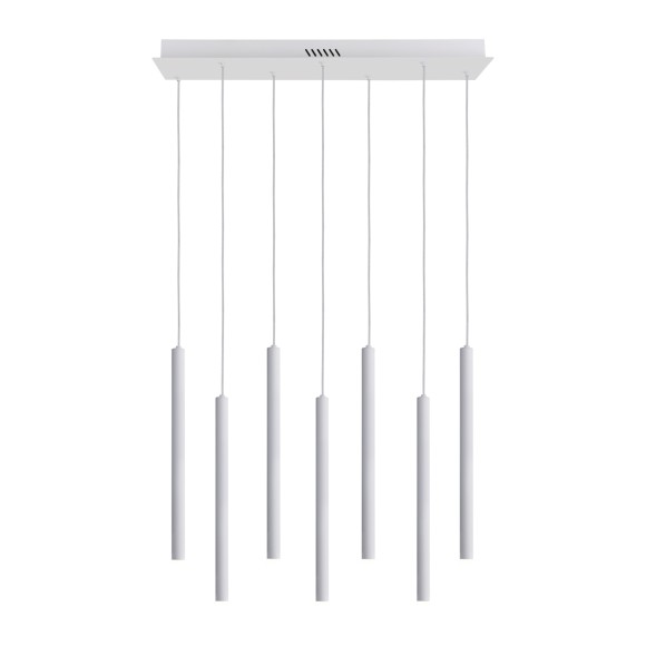 Italux PND-22302-7-WH LED závesné stropné svietidlo Valdes | 35W LED | 1300lm | 3000-6000K