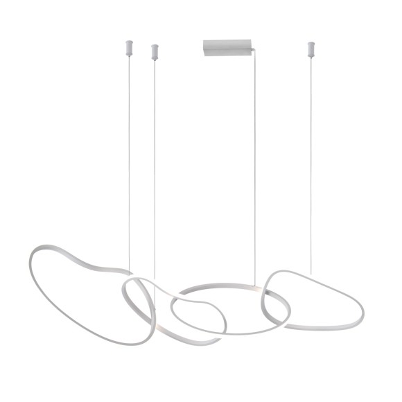 Italux PND-22412-S4-WH LED závesné stropné svietidlo Fonte | 60W LED | 5300lm | 3000-6000K