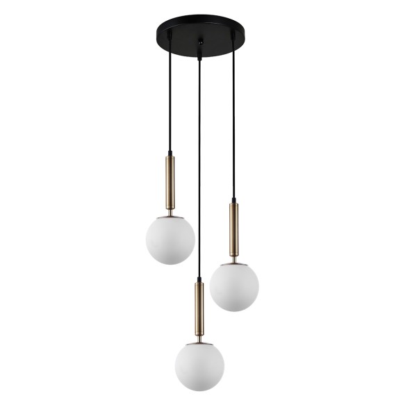 Italux PND-2324-3A závesné stropné svietidlo Ravena | 3x40W E14