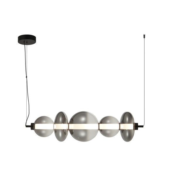 Italux PND-24352-40W-BK-SG LED závesné stropné svietidlo Sonte | 40W LED | 5094lm | 3000K