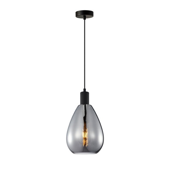 Italux PND-27812-BK-SG závesné stropné svietidlo Zulo E27