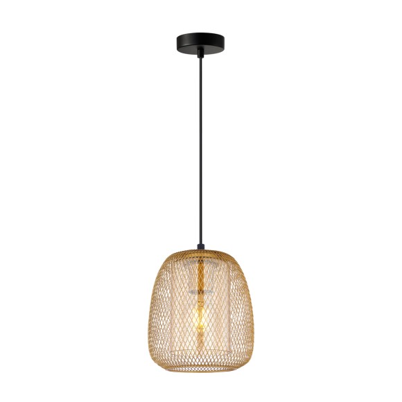 Italux PND-28612-GD-AMB závesné stropné svietidlo Amiria E27