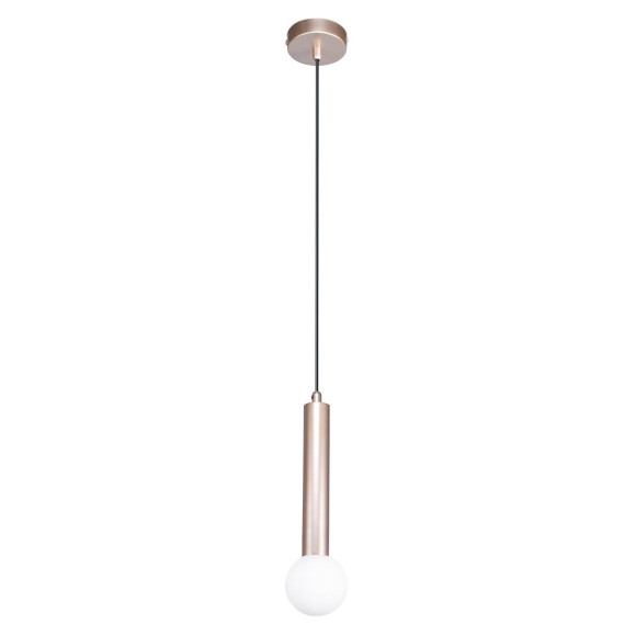 Italux PND-33574-1-CF závesné stropné svietidlo Filano | 5W G9 | hnedá | opálová