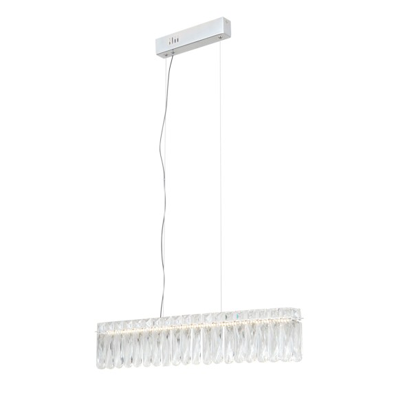 Italux PND-34364-1-CH-CL LED závesné stropné svietidlo Nosta | 16W LED | 1507lm | 3000K
