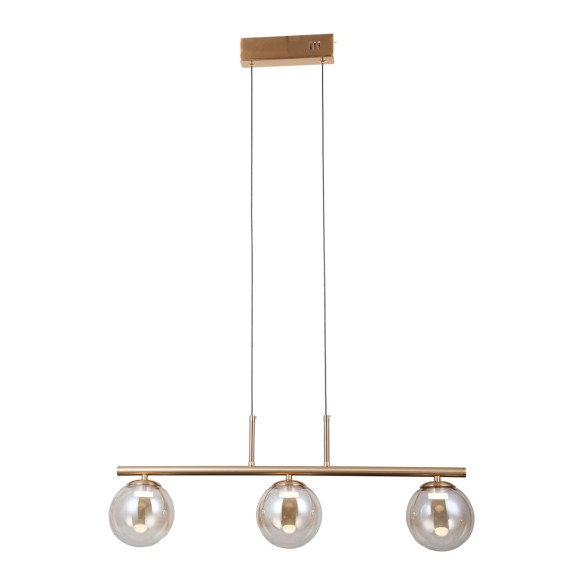 Italux PND-34381-3-HBR LED závesné stropné svietidlo Velada | 15W LED | 610lm | 3000K