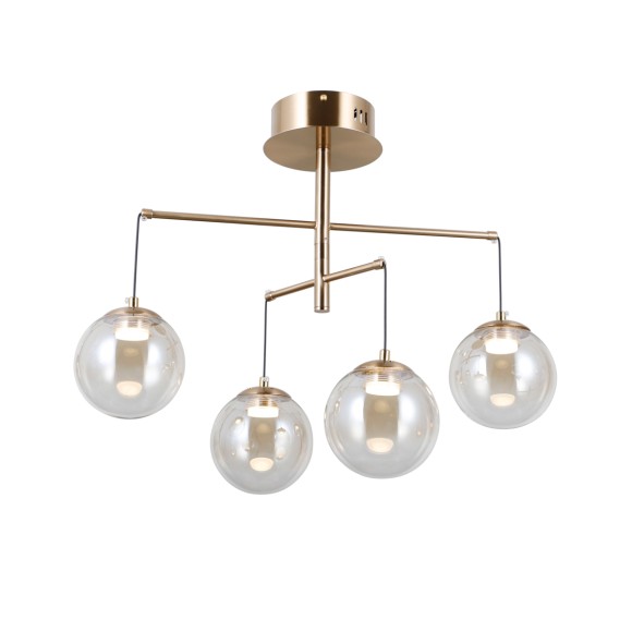 Italux PND-34381-4-HBR LED závesné stropné svietidlo Velada | 20W LED | 1810lm | 3000K