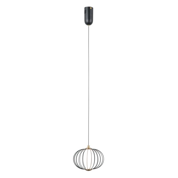 Italux PND-344221-1-BK LED závesné stropné svietidlo Rabel | 5W LED | 432lm | 3000K