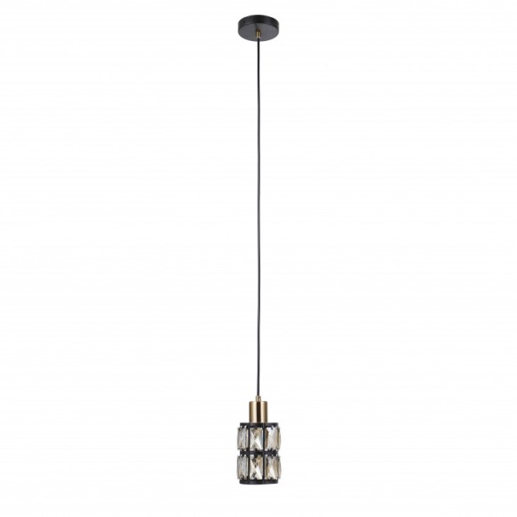 Italux PND-44236-1-BK-GD závesné stropné svietidlo Menfi | 1x40W E27