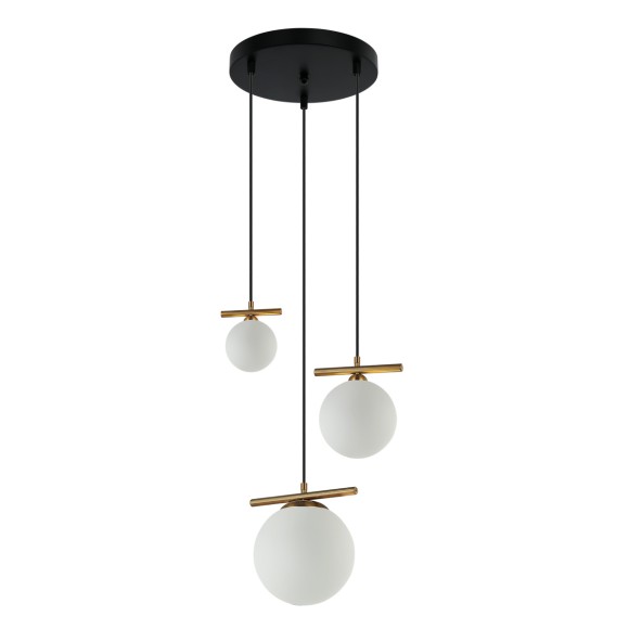 Italux PND-463323A-BRO+W závesné stropné svietidlo Merseta | 2xG9+1xE14W E14