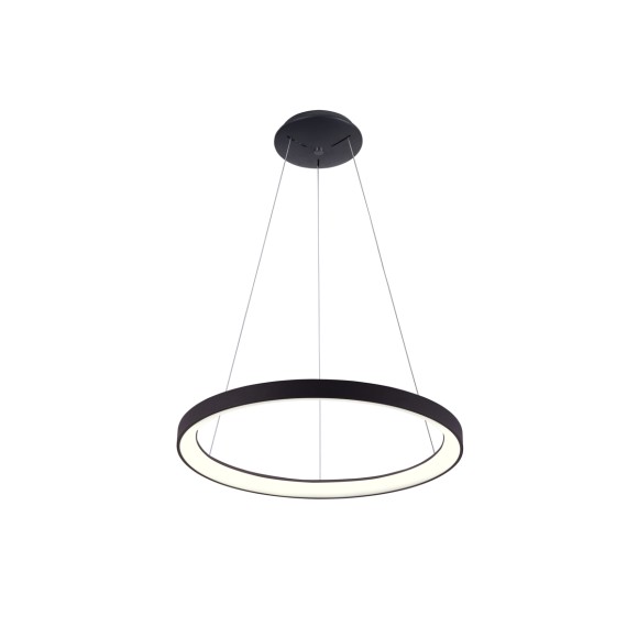 Italux PND-53675-048RPC-BK LED závesné stropné svietidlo Vico | 38W integrovaný LED zdroj | 3200lm | 3000+4000K