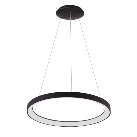 Italux PND-53675-078RPC-BK LED závesné stropné svietidlo Vico | 60W integrovaný LED zdroj | 5300lm | 3000+4000K