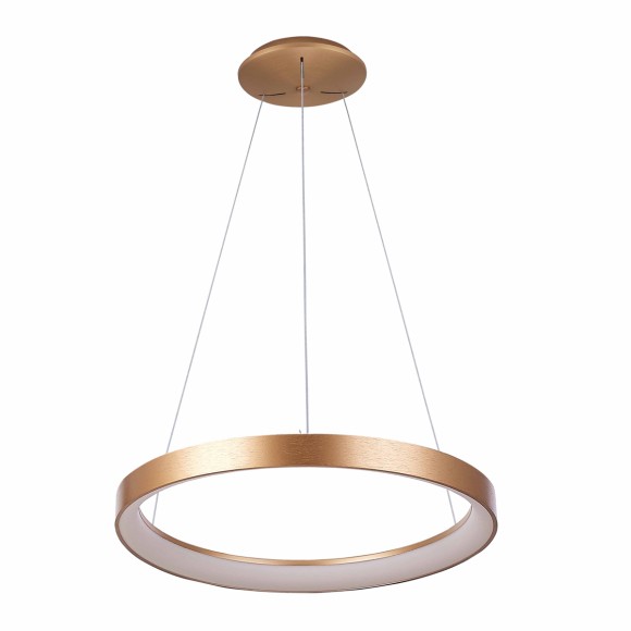 Italux PND-53675-078RPC-GD LED závesné stropné svietidlo Vico | 60W integrovaný LED zdroj | 700lm | 3000+4000K