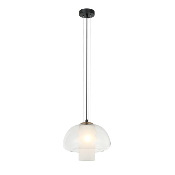 Italux PND-61001B-BK závesné stropné svietidlo Feder E27