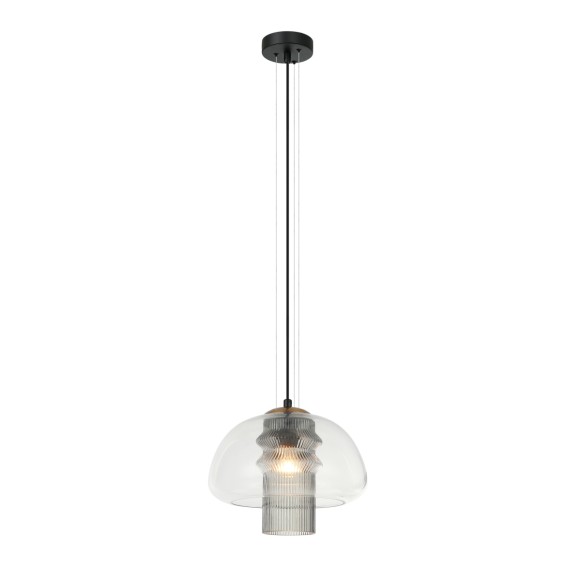 Italux PND-61001C-BK závesné stropné svietidlo Feder E27