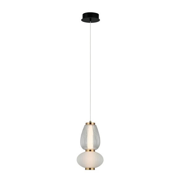 Italux PND-74937-2-BK LED závesné stropné svietidlo Gastel | 8W LED | 490lm | 3000K