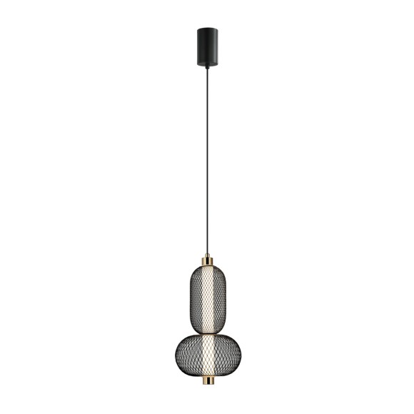 Italux PND-84283-2-BK LED závesné stropné svietidlo Marco | 10W LED | 590lm | 3000K