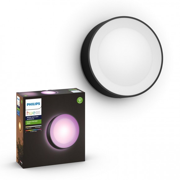 Philips Hue 17465/30 / P7 LED vonkajšie nástenné svietidlo Daylo 1x15W | RGB - White and Color Ambiance