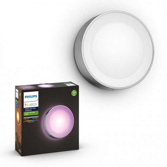 Philips Hue 17465/47 / P7 LED vonkajšie nástenné svietidlo Daylo 1x15W | RGB - White and Color Ambiance