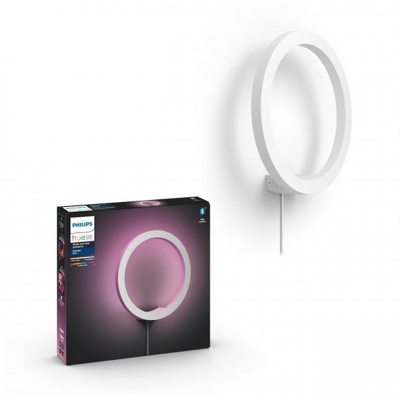 Philips Hue 40901/31 / P9 LED nástenné svietidlo Sana 1x20W | 2200-6500K - Bluetooth, White and Color Ambiance