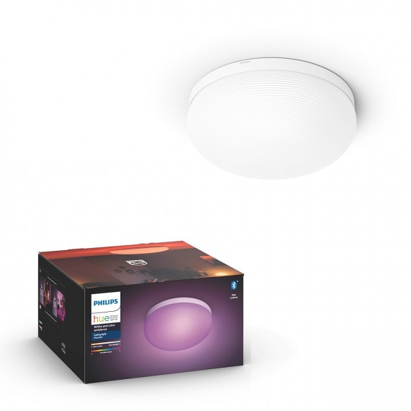 Philips Hue 40905/31 / P9 stropné svietidlo Flourish 1x32W | 2200-6500K | RGB - Bluetooth, White and Color Ambiance