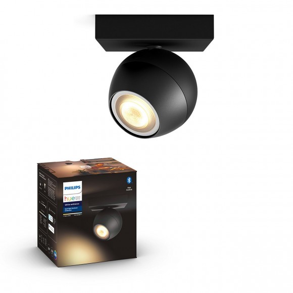 Philips Hue 50471/30 / P9 LED bodové svietidlo Buckram 1x5,5W | GU10 | 2200-6500K - Bluetooth, inteligentné