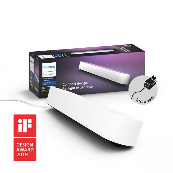 Hue LED White and Color Ambiance Stolové svietidlo Philips Play základný set 78201/31 / P7 biely 220