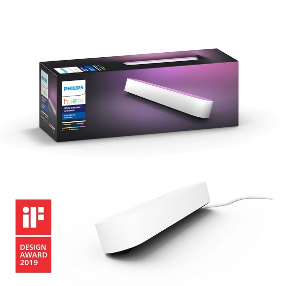 Hue LED White and Color Ambiance Stolové svietidlo Philips Play extension kit 78203/31 / P7 biely 22