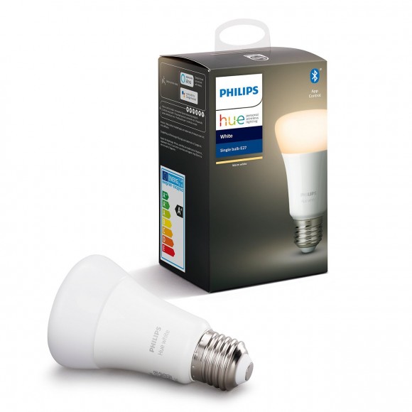 Philips Hue 8718696785317 LED žiarovka 1X9W | E27 | 2700K - Bluetooth, White