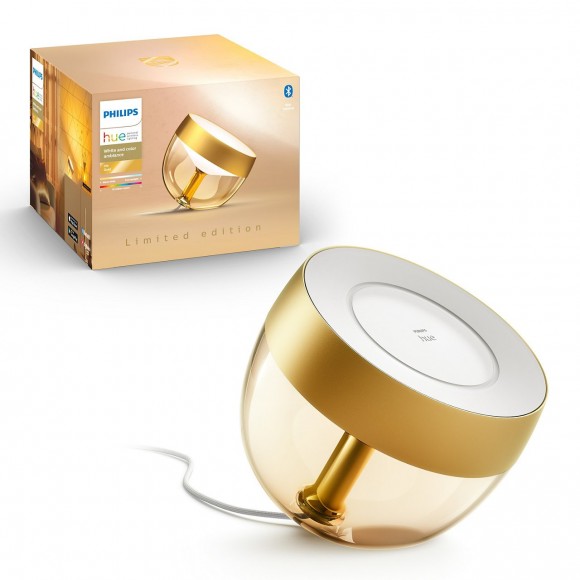 Philips Hue 8719514264526 LED lampička Iris 4. generácie 1x8,1W | 2000-6500K - Bluetooth, White and Color Ambiance, zlatá, limitovaná edícia