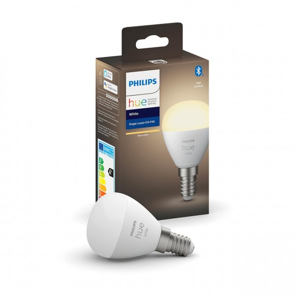 Philips Hue 8719514266889 1x LED žiarovka 1x5,5W | E14 | 470lm | 2700K - Bluetooth, White