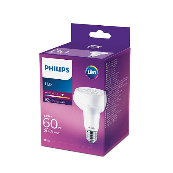 Philips 101380722 LED žiarovka 1x3,7W | E27 | 2700K