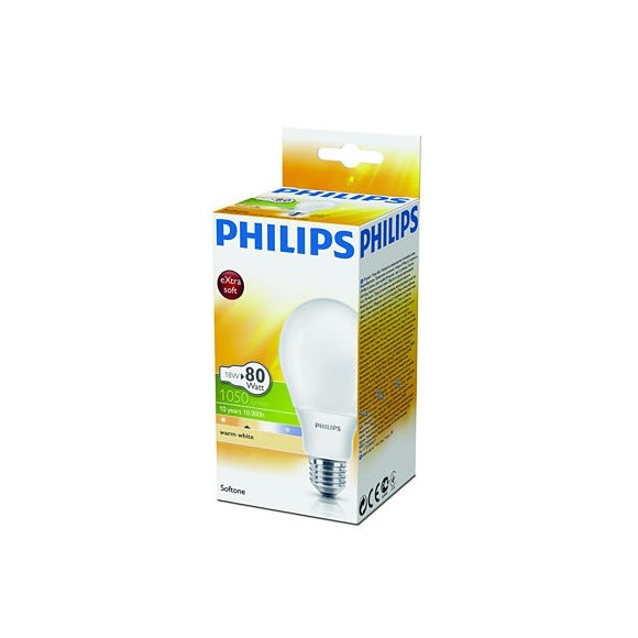 Philips 8718291682783 úsporná žiarovka 1x18W | E27 | 2700K