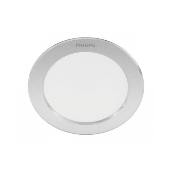 Philips Diamond Cut DL251 LED zápustné bodové svietidlo 1x 3,5W | 300lm | 2700K - ochrana EyeComfort, strieborná